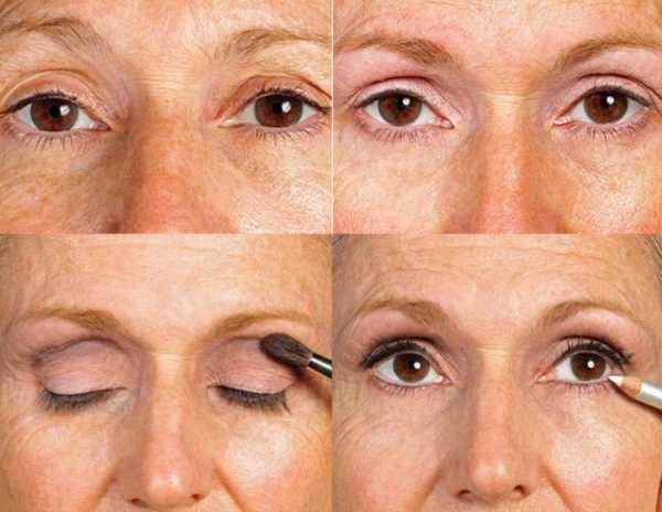 Как правильно сделать макияж для нависших век женщинам за 50 лет