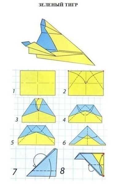 
        Модели бумажных самолетиков.            
