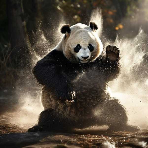 Нейросеть показала «Кунг-фу панду» с настоящими животными: 15 кадров