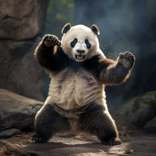 Нейросеть показала «Кунг-фу панду» с настоящими животными: 15 кадров