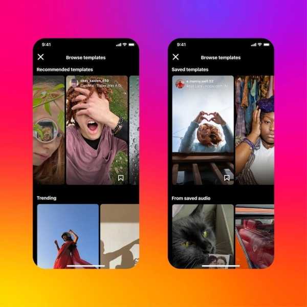Instagram* представил обновление шаблонов Reels